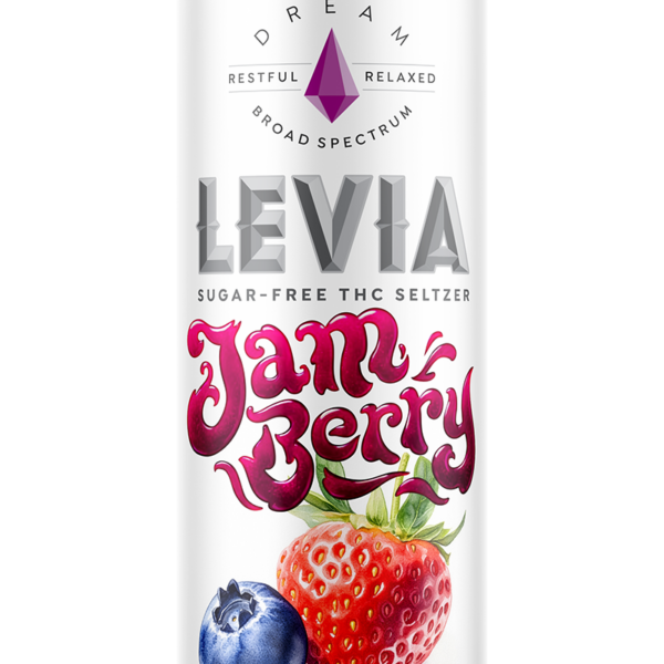 Levia Jamberry THC Sugar-free seltzer