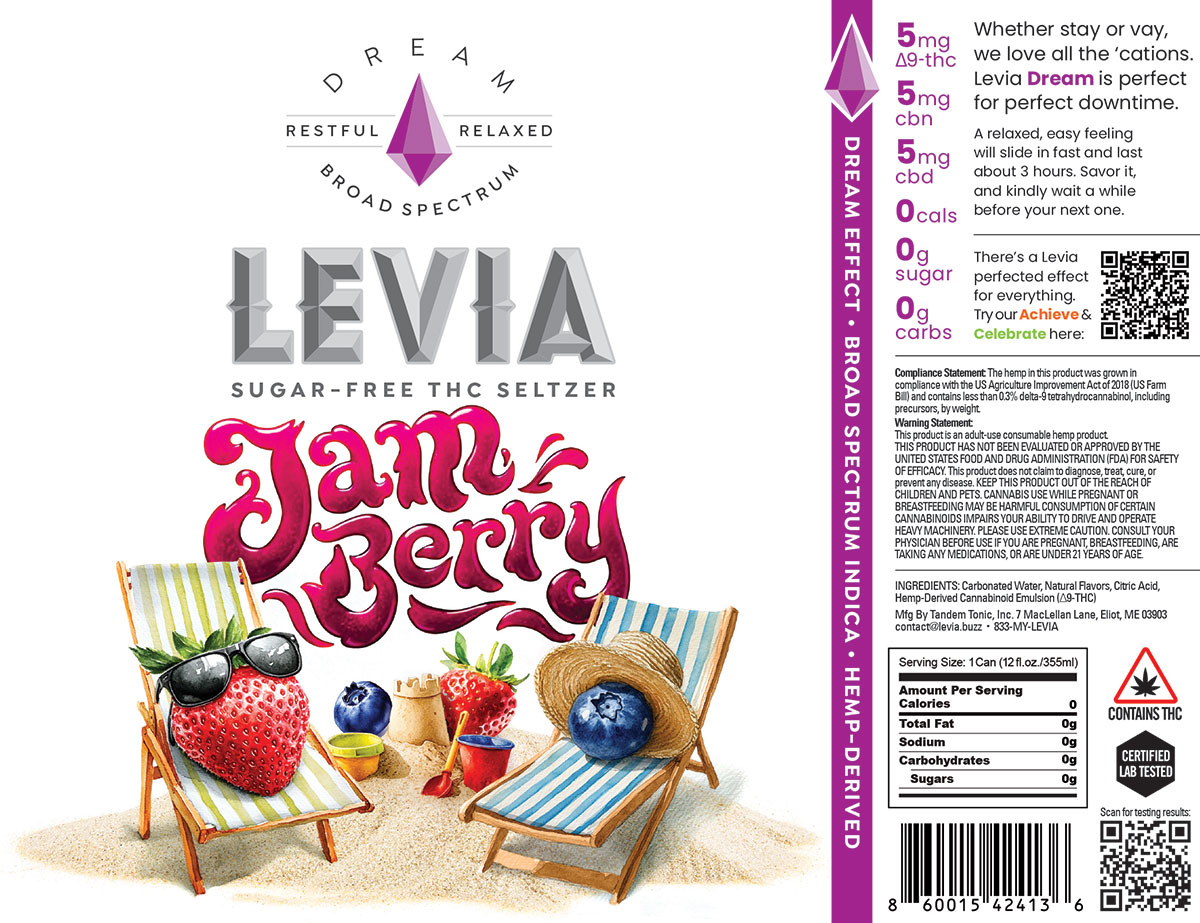 Jamberry Dream Seltzers from Levia